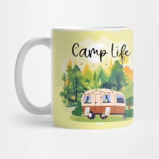 Camp Life, Camper Trailer Mug